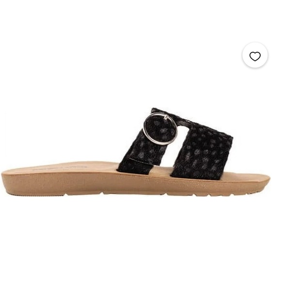 NWOT Muk Luks About You Sandal Black Slide Size 8 - Picture 3 of 8